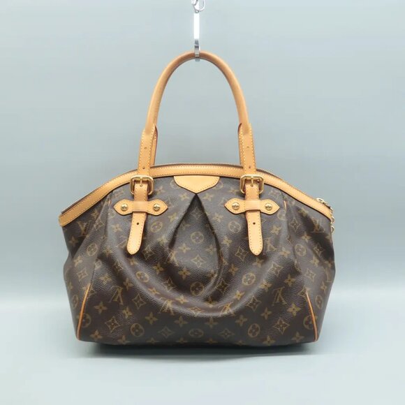 100% Authentic Louis Vuitton Tivoli Brown Monogram Canvas Tote - Picture 2 of 12